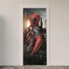 Adesivo de Porta Comic DeadPool
