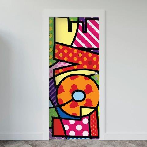 Adesivo de Porta Arte & Grafite