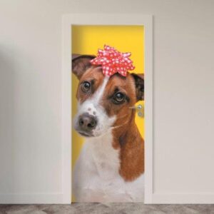 Adesivo de Porta Cachorro