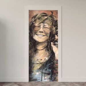 104-6.jpg Adesivo de Porta Música Janis Joplin