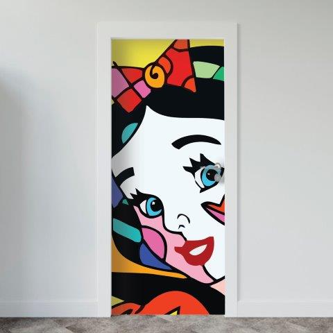 105-1.jpg Adesivo de Porta Arte & Grafite