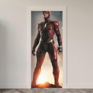 105-3.jpg Adesivo de Porta Comic The Flash