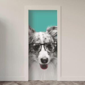 Adesivo de Porta Cachorro