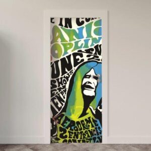 105-7.jpg Adesivo de Porta Música Janis Joplin