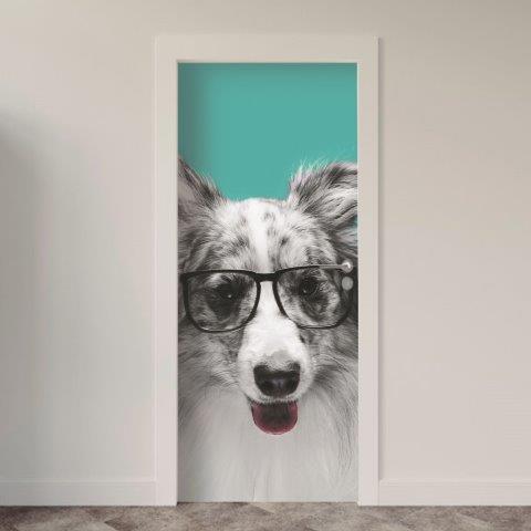 Adesivo de Porta Cachorro