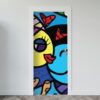 107-1.jpg Adesivo de Porta Arte & Grafite