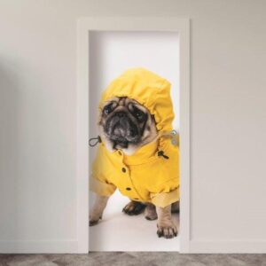 Adesivo de Porta Cachorro
