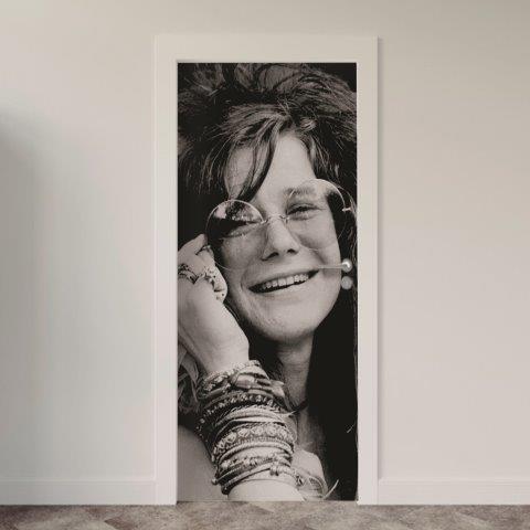 107-6.jpg Adesivo de Porta Música Janis Joplin