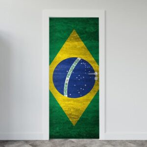 Adesivo de Porta Brasil Cimento