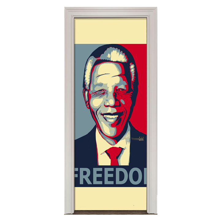 Adesivo de Porta Nelson Mandela