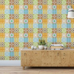 Papel de Parede Azulejos