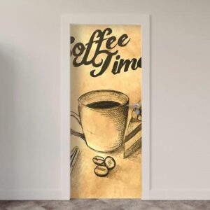 Adesivo de Porta Café