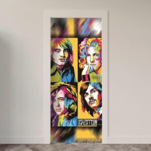 Adesivo de Porta Música Led Zeppelin