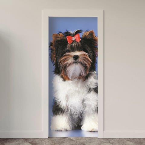 114.jpg Adesivo de Porta Cachorro