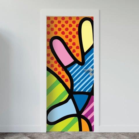 115-1.jpg Adesivo de Porta Arte & Grafite
