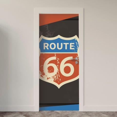 116-2.jpg Adesivo de Porta Carros Route 66