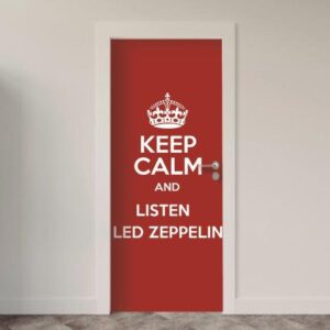 Adesivo de Porta Música Led Zeppelin