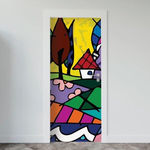 Adesivo de Porta Arte & Grafite