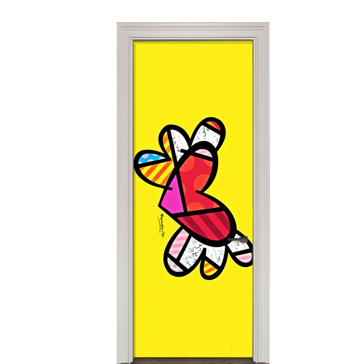 Adesivo de Porta Arte Pop