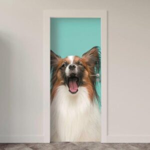 121.jpg Adesivo de Porta Cachorro