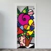 122-1.jpg Adesivo de Porta Arte & Grafite