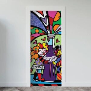 123-1.jpg Adesivo de Porta Arte & Grafite