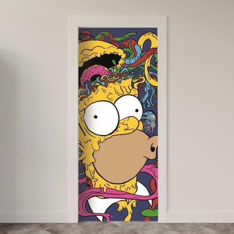 Adesivo de Porta Desenhos & Animações