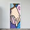 124-1.jpg Adesivo de Porta Arte & Grafite