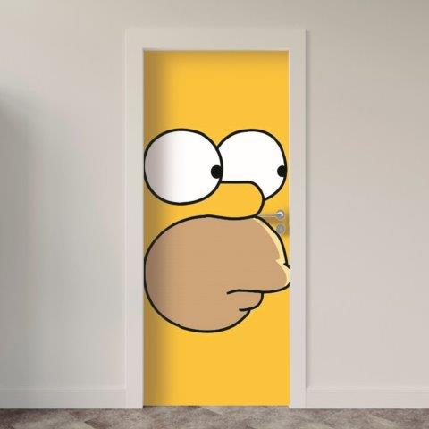 Adesivo de Porta Desenhos & Animações