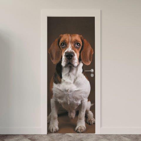 124.jpg Adesivo de Porta Cachorro