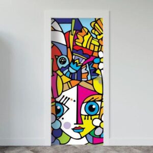 125-1.jpg Adesivo de Porta Arte & Grafite