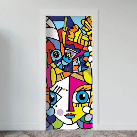 Adesivo de Porta Arte & Grafite