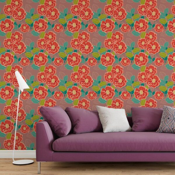 125-6.jpg Papel de Parede Floral