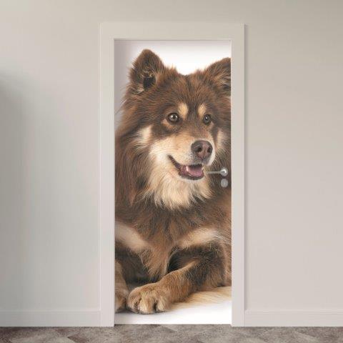 Adesivo de Porta Cachorro