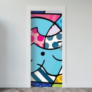 129-1.jpg Adesivo de Porta Arte & Grafite