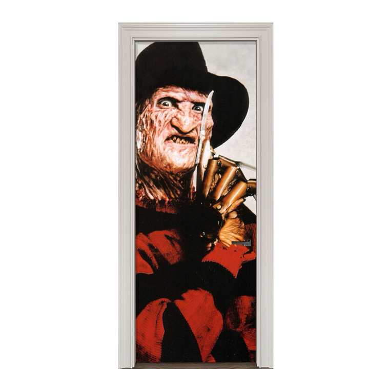 Adesivo de Porta Terror Freddy Krueger
