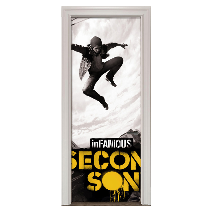 Adesivo de Porta InFamous