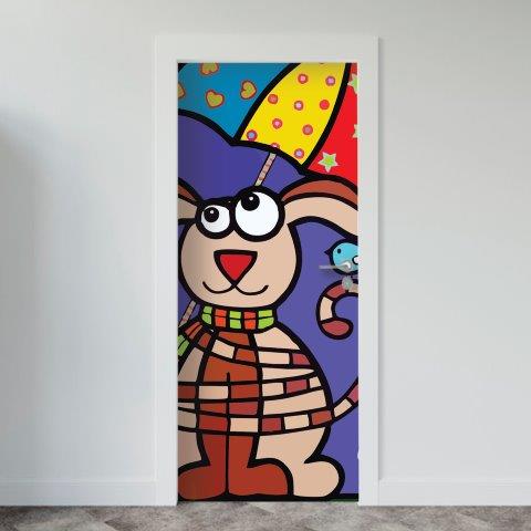 131-1.jpg Adesivo de Porta Arte & Grafite