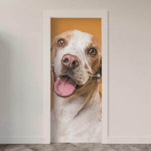 131.jpg Adesivo de Porta Cachorro