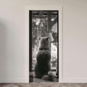 133.jpg Adesivo de Porta Cachorro