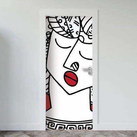 Adesivo de Porta Arte & Grafite