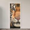 137.jpg Adesivo de Porta Tigre