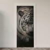 138.jpg Adesivo de Porta Tigre