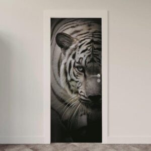 138.jpg Adesivo de Porta Tigre