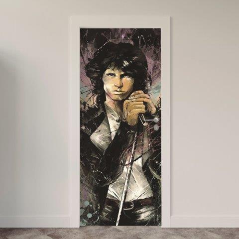 Adesivo de Porta Música Astros