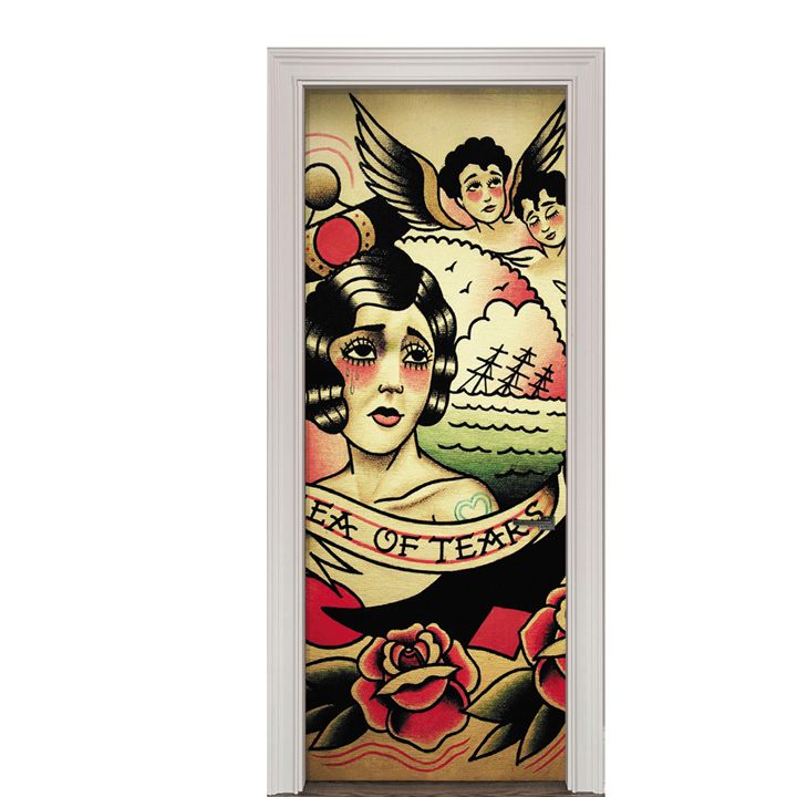 Adesivo de Porta Retrô