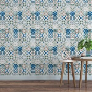 Papel de Parede Azulejos