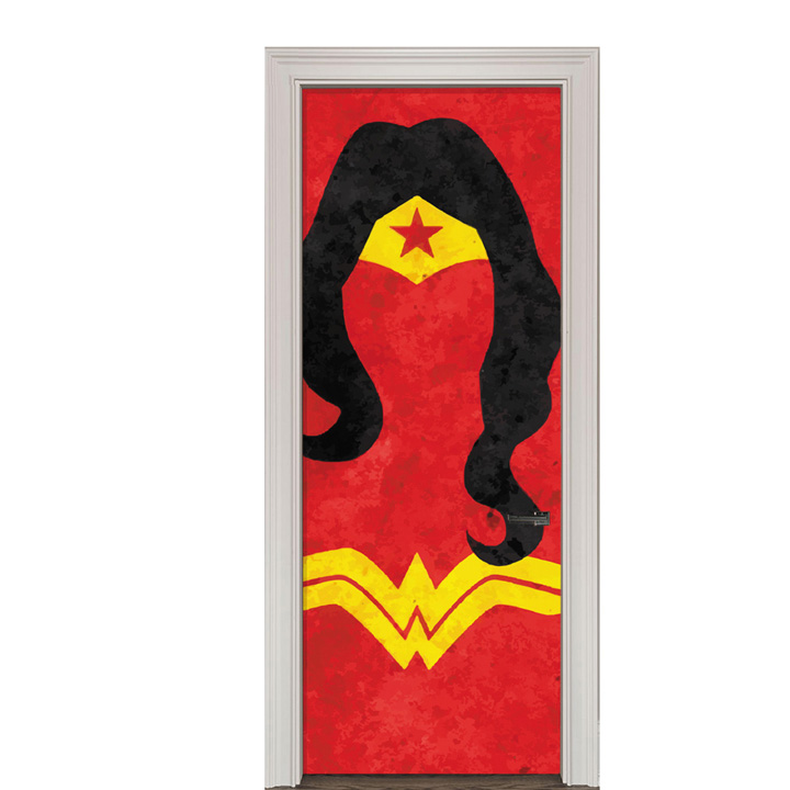 Adesivo de Porta Comics Mulher Maravilha Cod.14