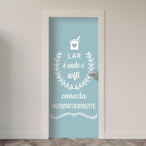 Adesivo de Porta Frases