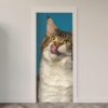 141.jpg Adesivo de Porta Gatos